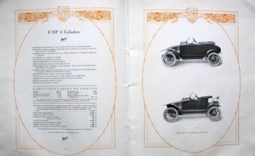 Clement-Bayard Automobiles Modelprogram 1914 Carbrochure (2674)